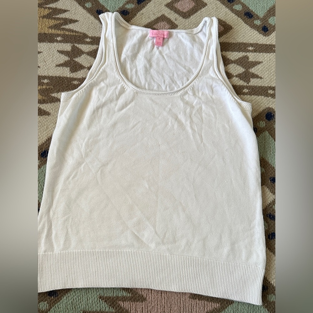 COPY - Lilly Pulitzer white tank top